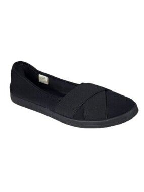 US Sports Black Casual Slip-On Flats Sz 7